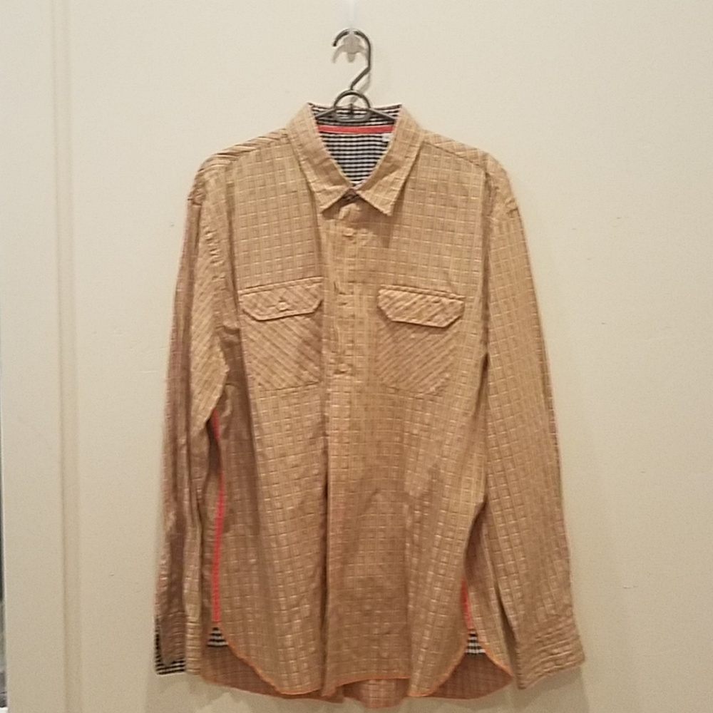 Men's button-down dress shirt